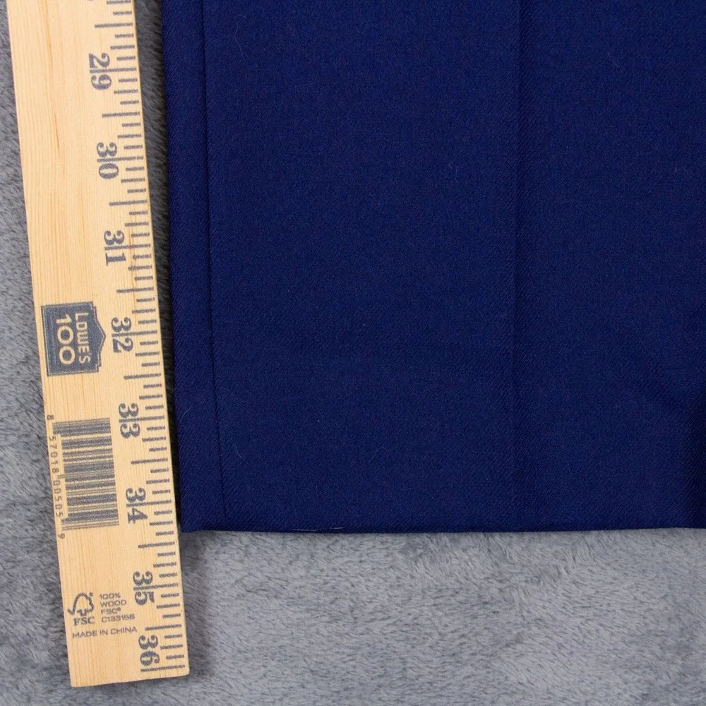 NWT J.Crew Bowery Slim Fit Wool Dress Pants Mens 34x34 Blue $128 MSRP